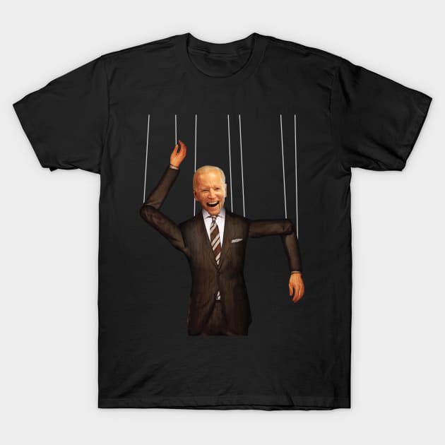 Anti Joe Biden Trump 2020 Puppet GOP Conservative Ukraine Sleepy Creepy Dementia T-Shirt by Shirtsurf